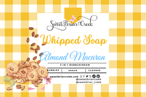 Almond Macaroon Whipped Soap & Shaving Cream