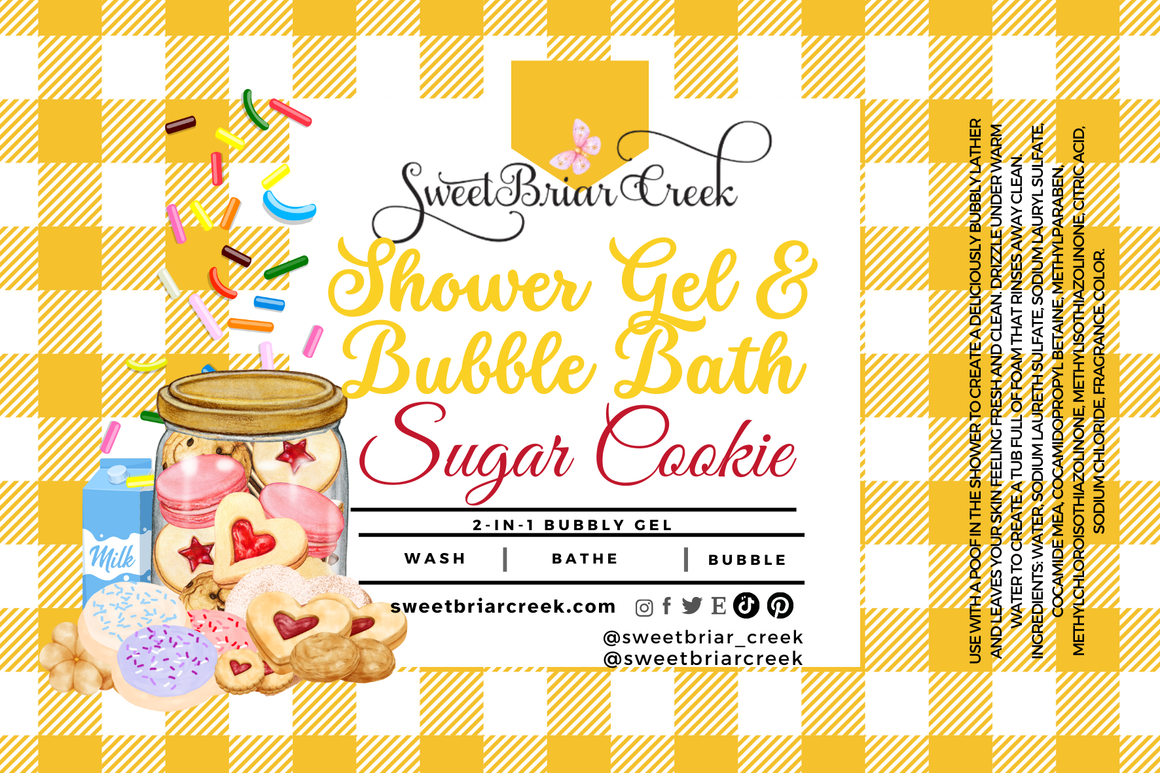 Sugar Cookie Body Wash + Bubble Bath