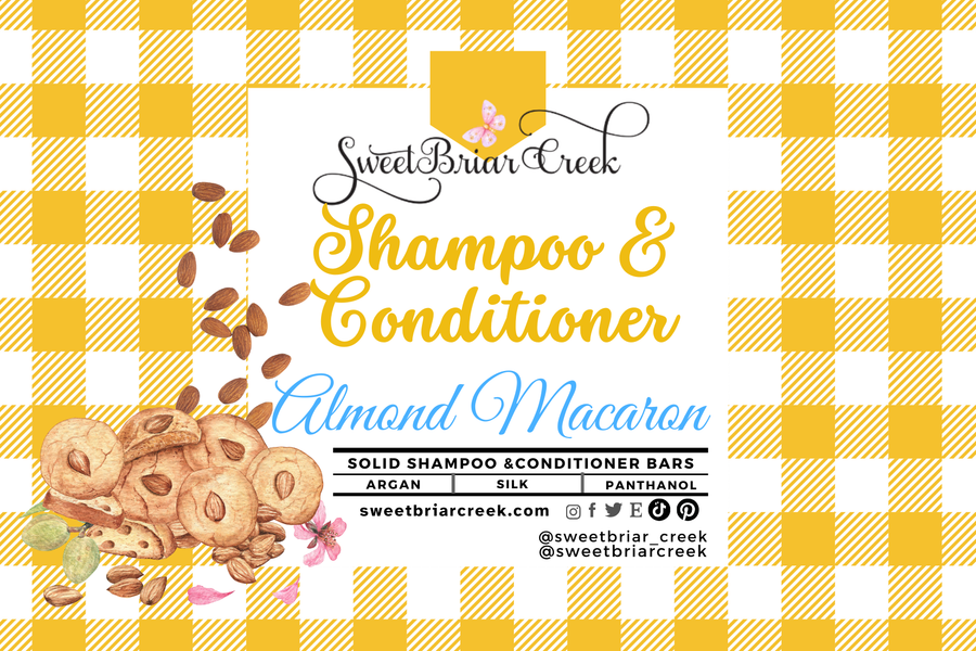 Almond Macaron Shampoo & Conditioner Bars