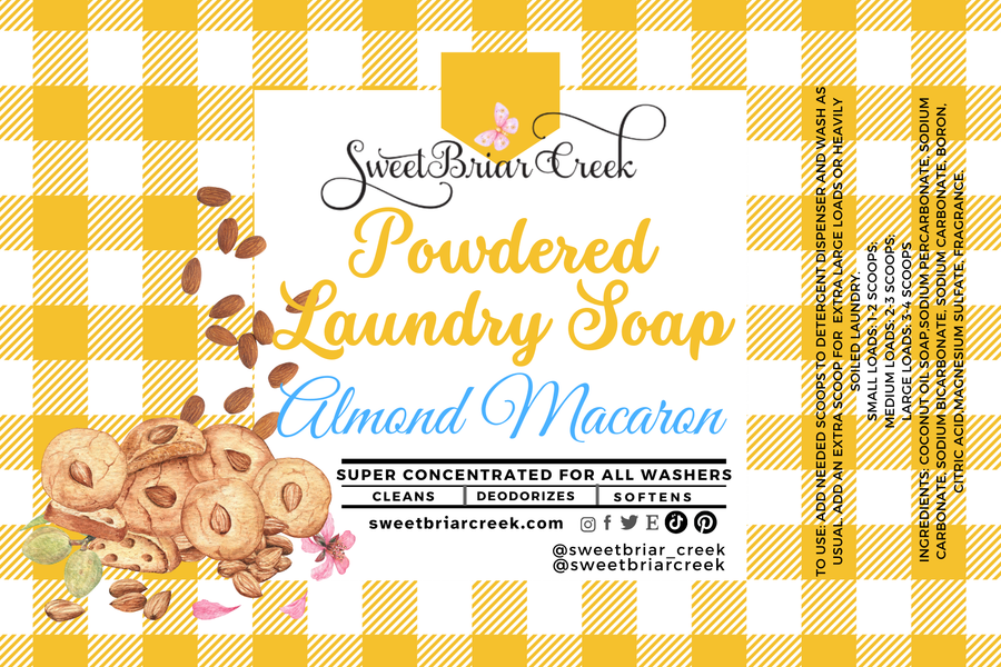 Almond Macaron Powdered Laundry Soap