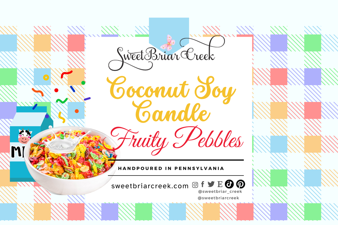 Fruity Pebbles Coconut Soy Candle