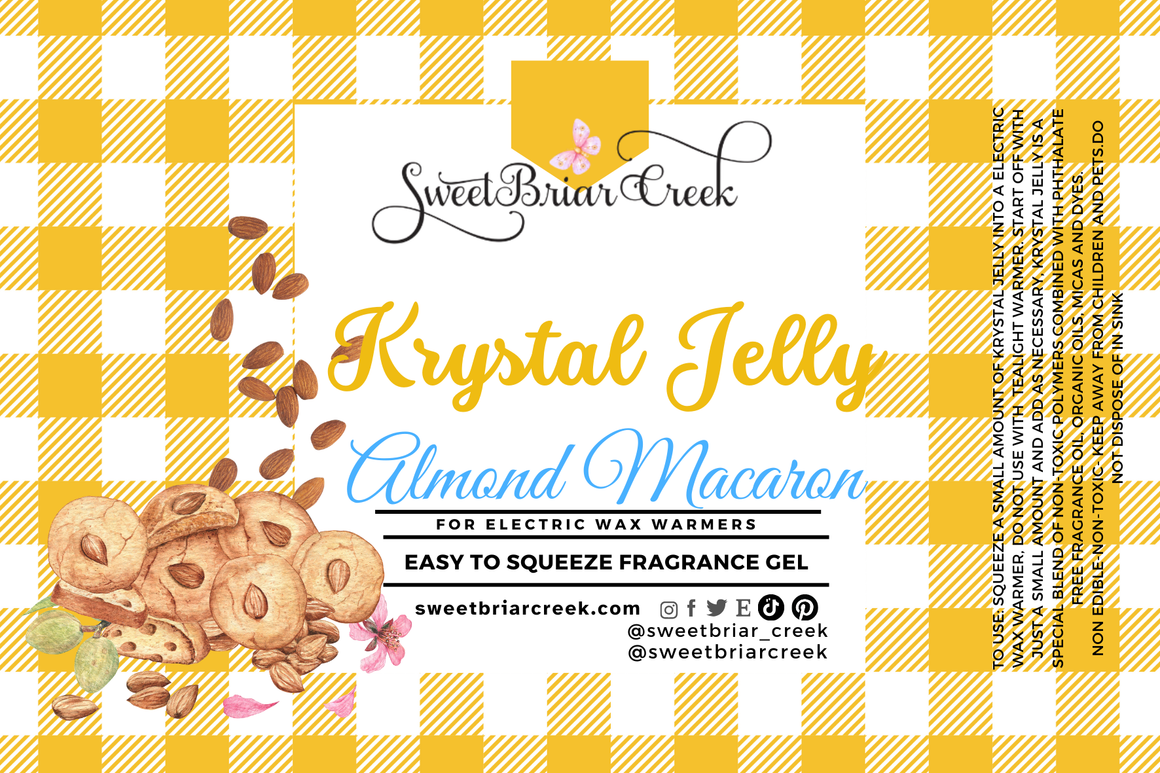 Almond Macaroon Krystal Jelly Squeeze for wax warmers.