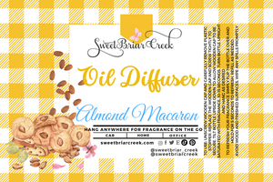 Almond Macaroon Hanging Car Diffuser & Refills