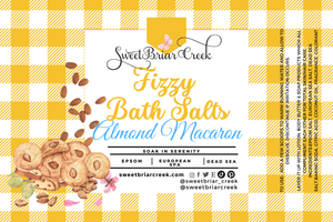 Almond Macaroon Fizzy Bath Salt Soak