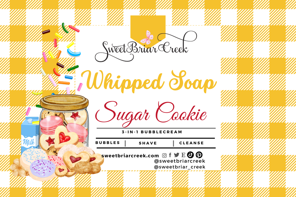Sugar Cookie Whipped Soap & Shaving Cream