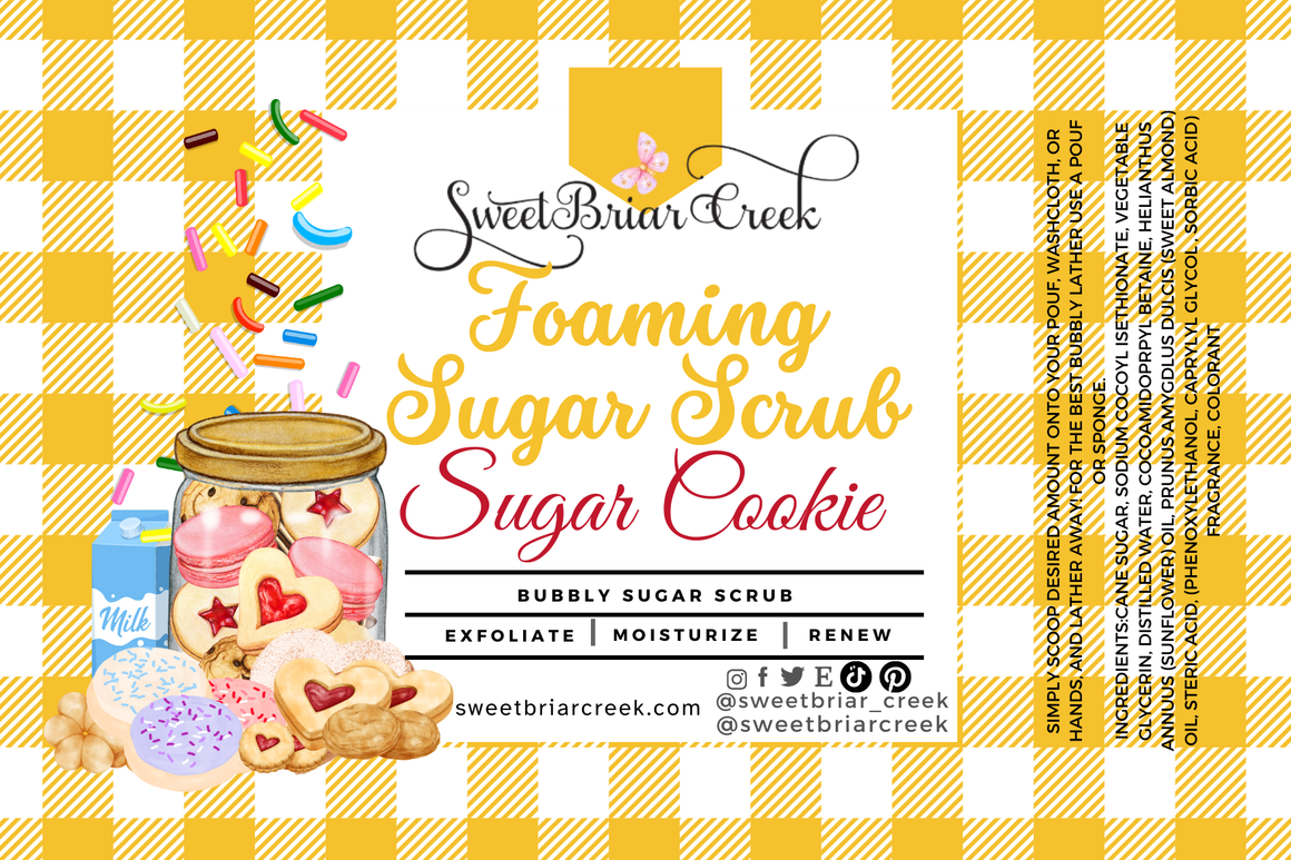 Sugar Cookie Whipped Sugar Scrub