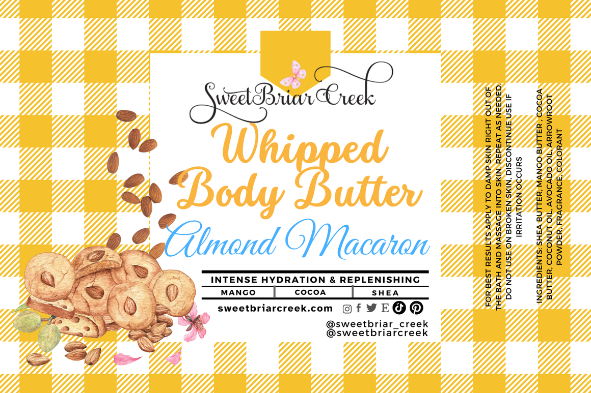 Almond Macaron Whipped Body Butter