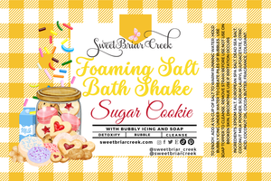 Sugar Cookie Foaming Salt Bath Shake