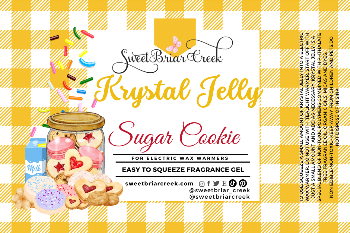 Sugar Cookie Krystal Jelly Squeeze for wax warmers.