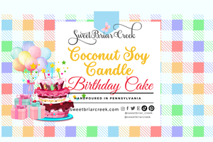 Birthday Cake Coconut Soy Candle