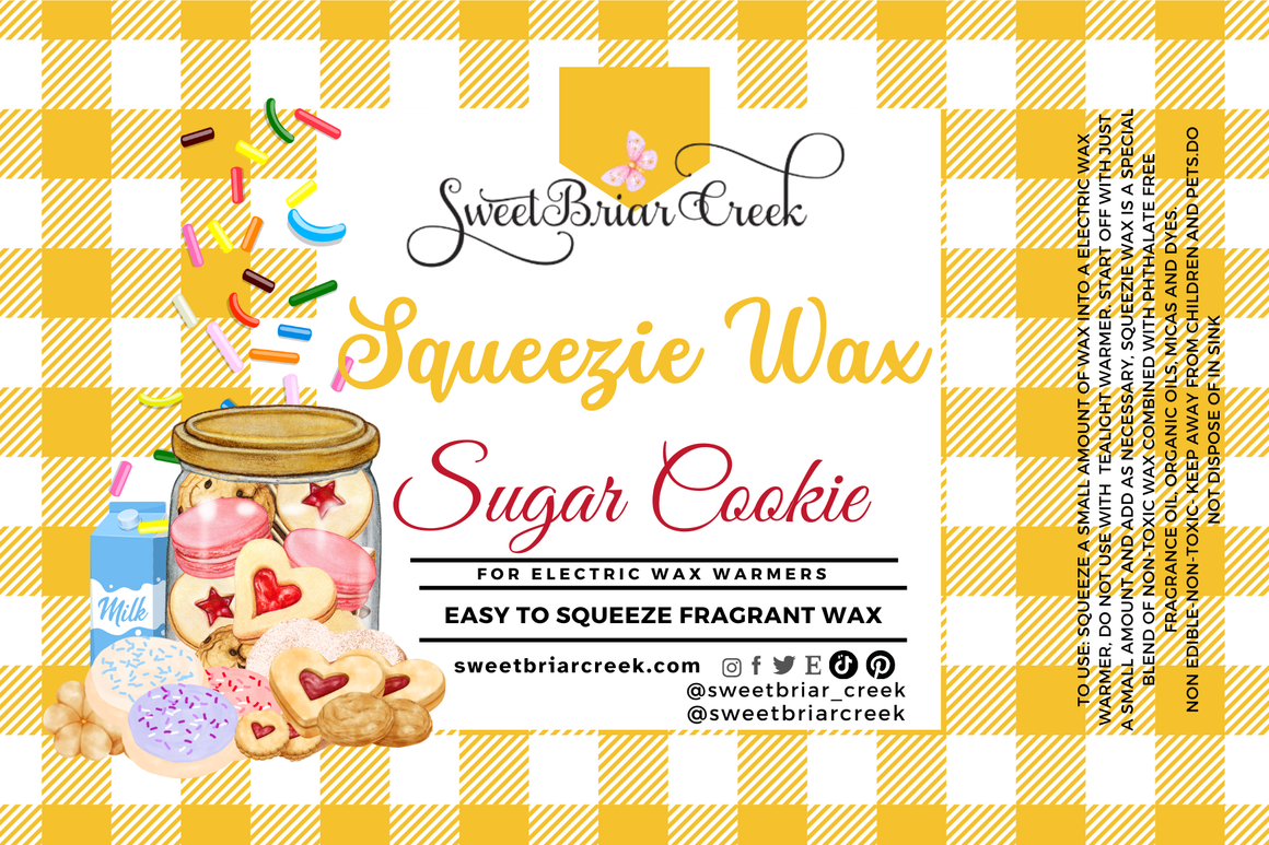 Sugar Cookie Squeezie Wax + Scoopable melts for Waxwarmer