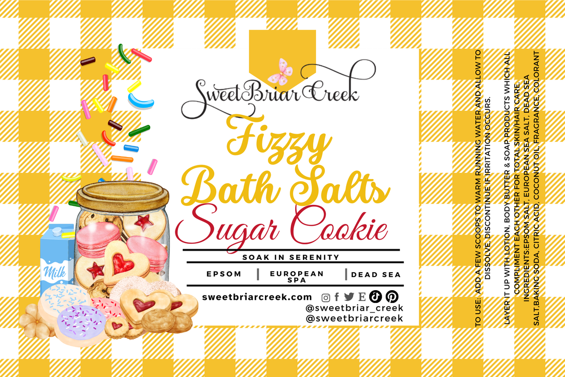 Sugar Cookie  Fizzy Bath Salt