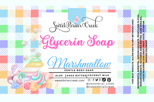 Marshmallow Glycerin Soap Bar