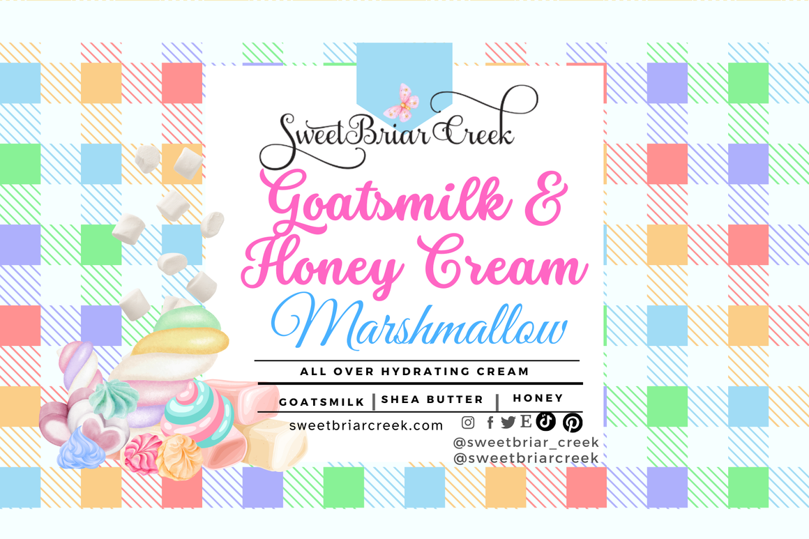Marshmallow Goat Milk & Honey Body Creme