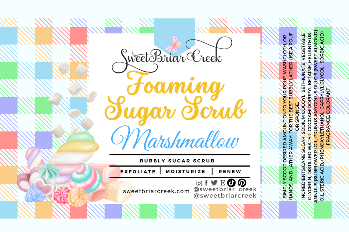 Marshmallow Whipped Sugar Scrub