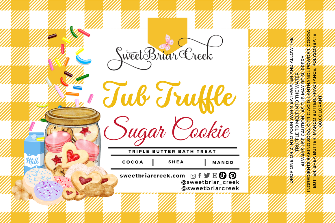 Sugar Cookie Bath Butter Tub Truffles