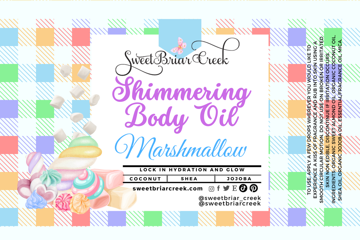 Marshmallow Shimmering Body Oil