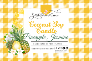 Pineapple Jasmine Coconut Soy Candle