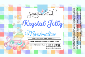 Marshmallow Krystal Jelly Squeeze for wax warmers.
