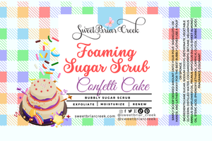 Confetti Cake Whipped Sugar Scrub