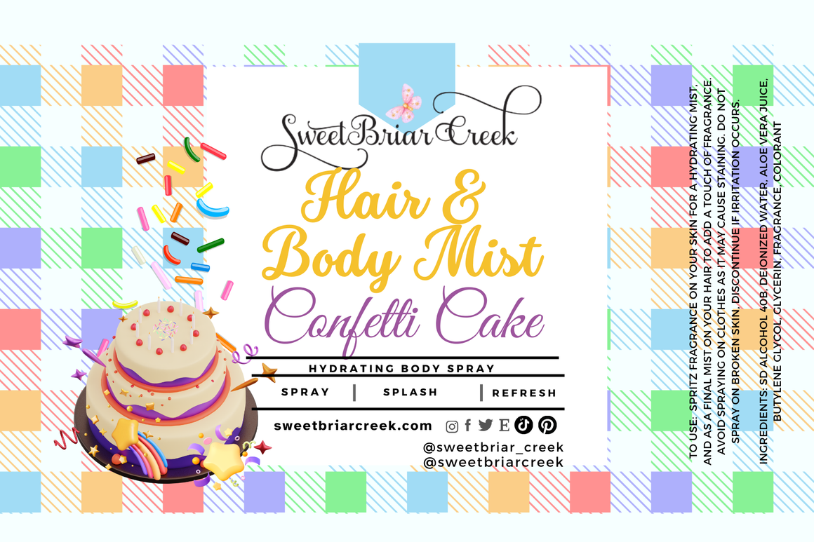 Confetti Cake Hair & Body Mist