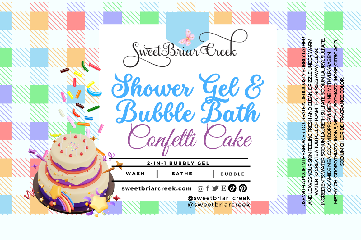 Confetti Cake Body Wash + Bubble Bath