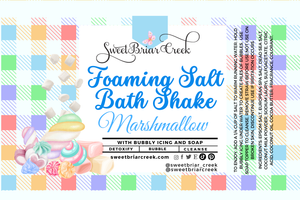 Marshmallow Foaming Salt Bath Shake