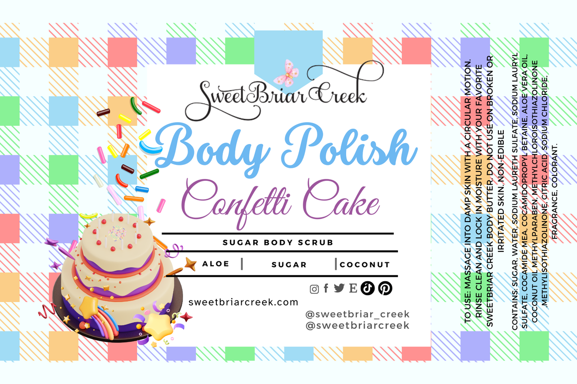 Confetti Cake Body Polish