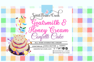 Confetti Cake Goat Milk & Honey Body Creme