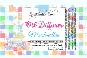 Marshmallow Hanging Car Diffuser & Refills