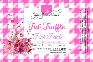 Pink Petals Bath Butter Tub Truffles