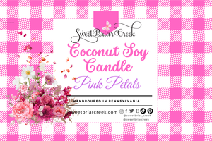Pink Petals Coconut Soy Candle