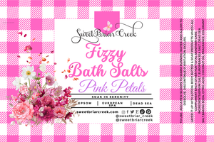 Pink Petals Fizzy Bath Salt Soak
