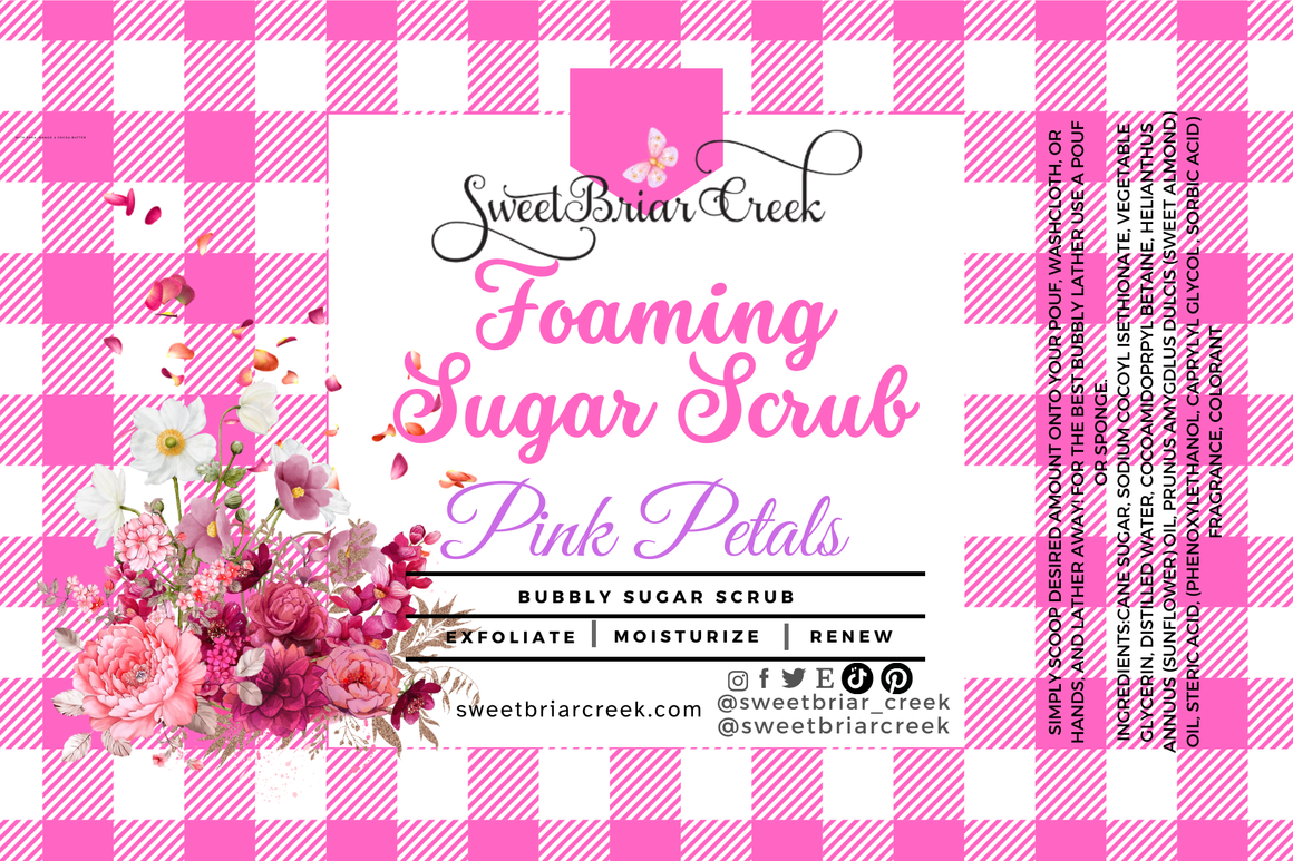 Pink Petals Whipped Sugar Scrub