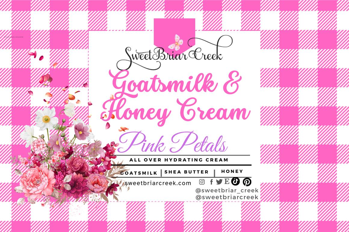 Pink Petals Goat Milk & Honey Body Creme