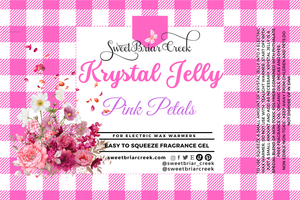 Pink Petals Krystal Jelly Squeeze for wax warmers.