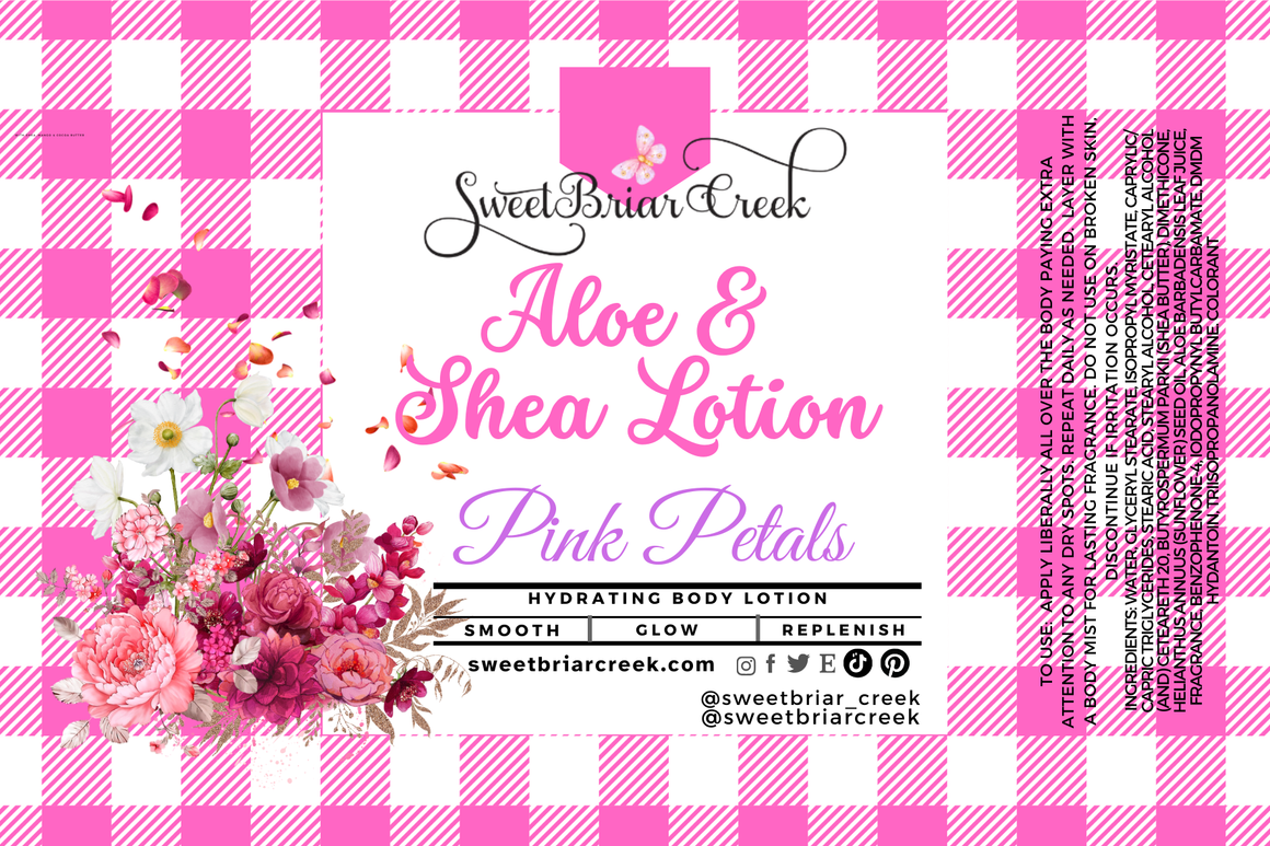 Pink Petals Shea & Aloe Body Lotion
