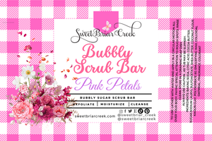 Pink Petals Bubbly Scrub Body Bars