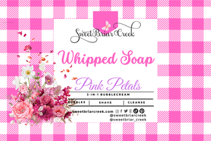 Pink Petals Whipped Soap & Shaving Cream