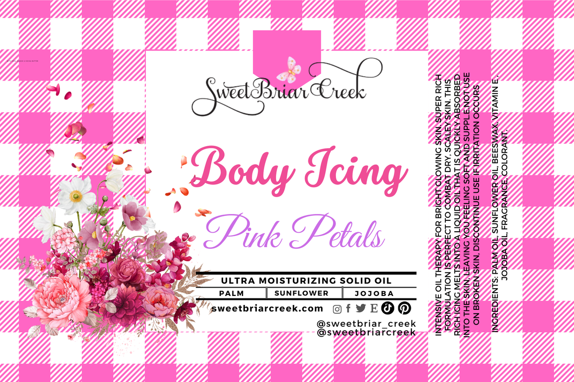 Pink Petals Body Icing