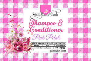 Pink Petals Shampoo & Conditioner Bars