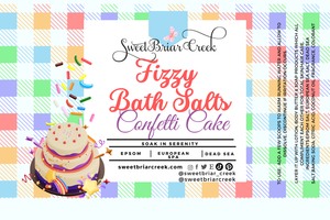 Confetti Cake Fizzy Bath Salt Soak