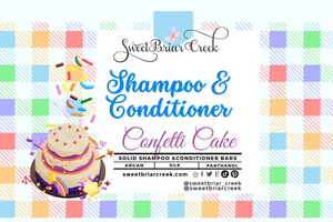 Confetti Cake Shampoo & Conditioner Bars
