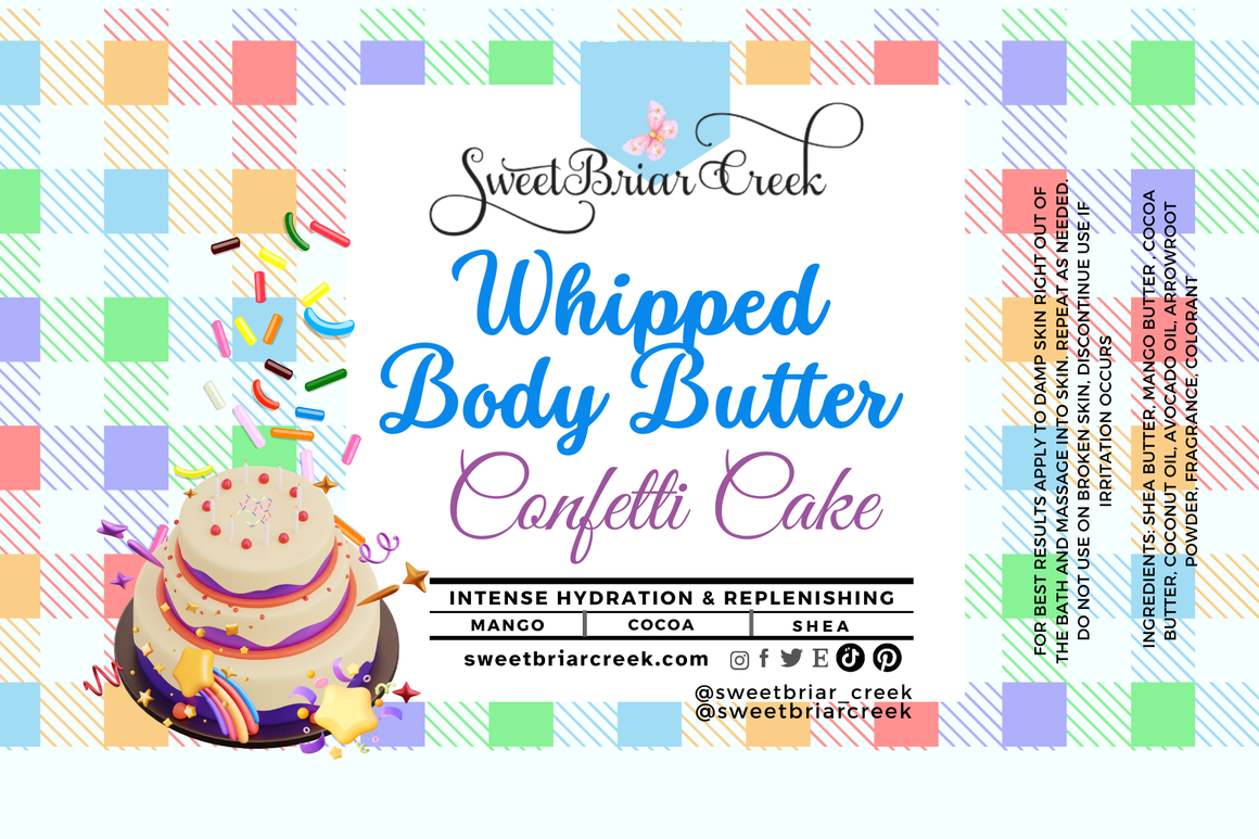 Confetti Cake Whipped Body Butter