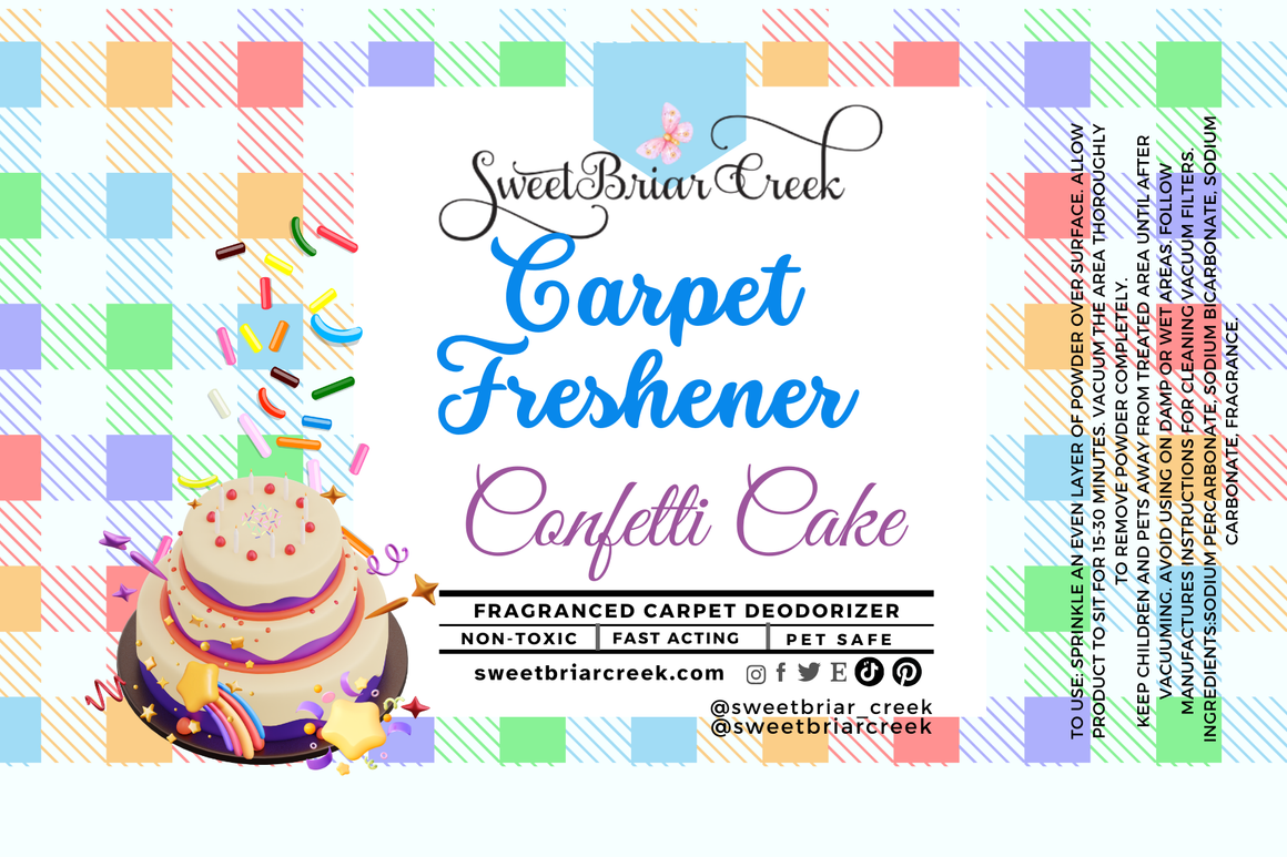 Confetti Cake Carpet Freshener Powder