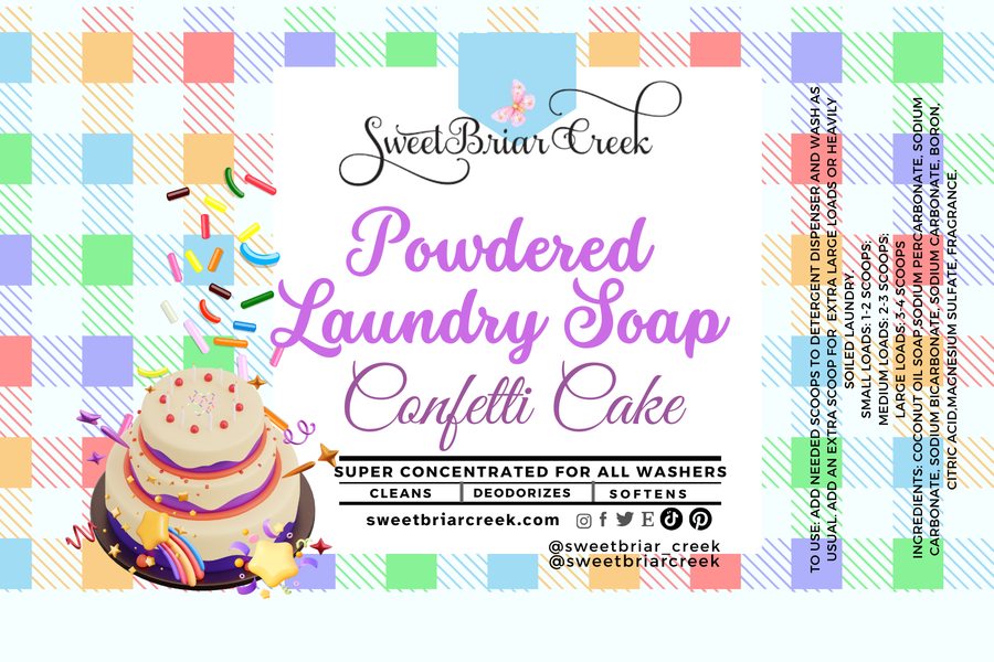 Confetti Cake Powdered Laundry Soap