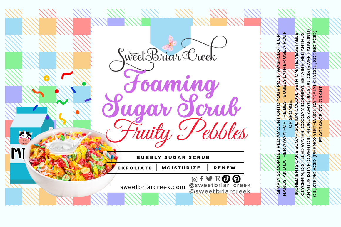 Fruity Pebbles Whipped Sugar Scrub