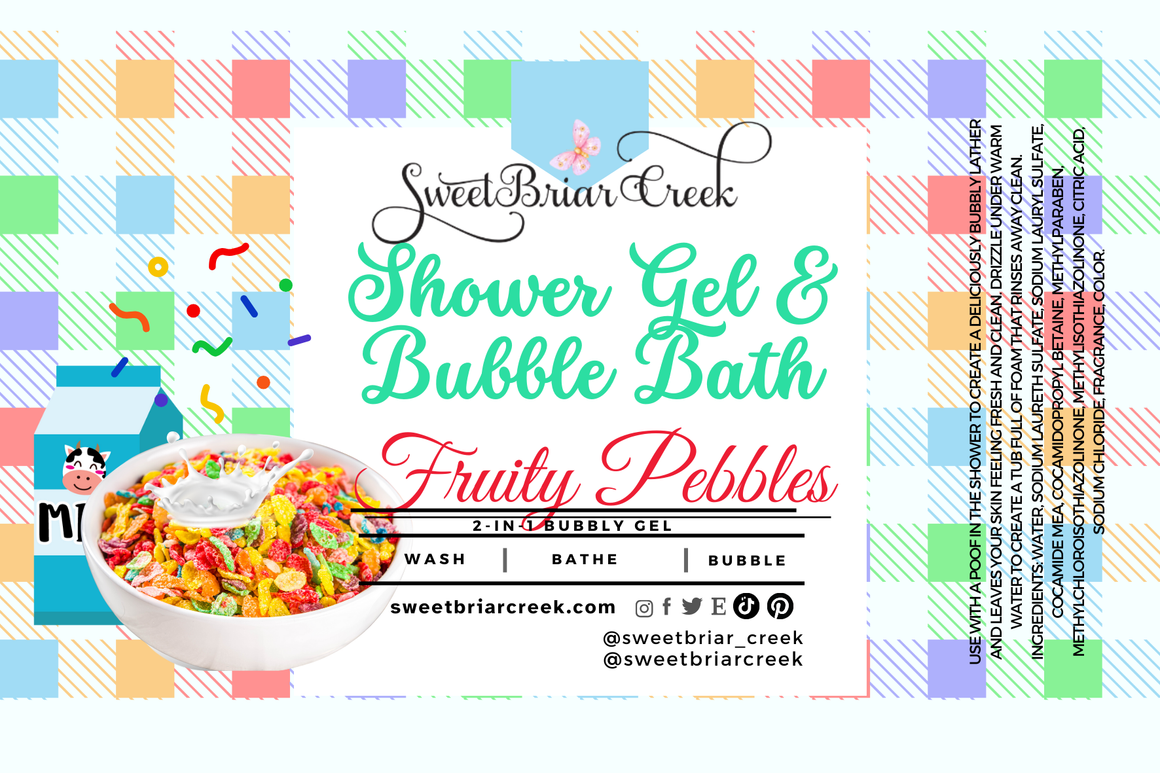 Fruity Pebbles Body Wash + Bubble Bath