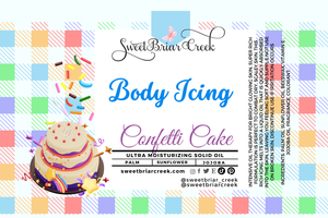 Confetti Cake Body Icing