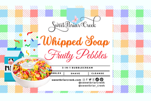 Fruit Pebbles Whipped Soap & Shaving Cream